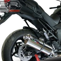 GPR exhaust compatible with Kawasaki Versys 1000 2017-2018, Trioval, Slip-on exhaust including removable db killer and link pipe, EPA-compliant 