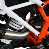 GPR exhaust compatible with  Ktm RC 390 2017-2020, Deeptone Inox, Slip-on exhaust including removable db killer, link pipe and catalyst,  EPA-compliant 