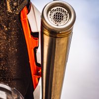 Exhaust compatible with Ktm 890 Adventure R/Rally 2025-2026, Powercone Evo, Slip-on exhaust including removable db killer and link pipe, EPA-compliant 