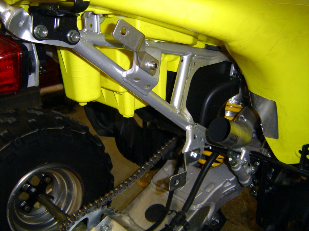 Exhaust compatible with Artic Cat DVX 400 2003-2008, Deeptone Atv, Full system exhaust, including removable db killer 