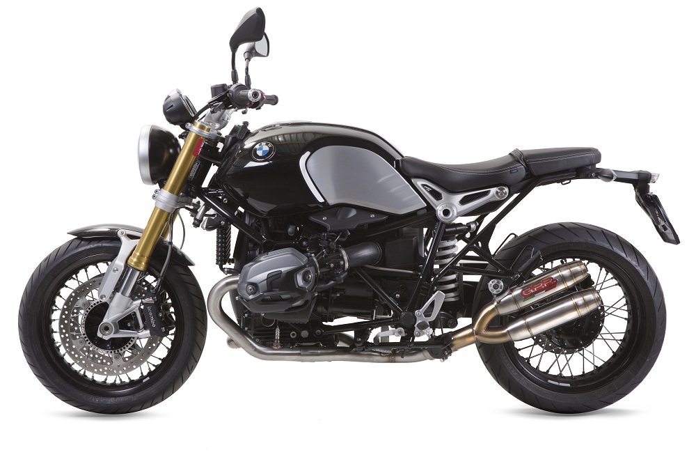 GPR exhaust compatible with Bmw R Nine-T 1200 - Pure - Racer - Scrambler - Urban G/S 2013-2016, Deeptone Inox, Full system exhaust including removable db killer and catalyst, EPA-compliant 