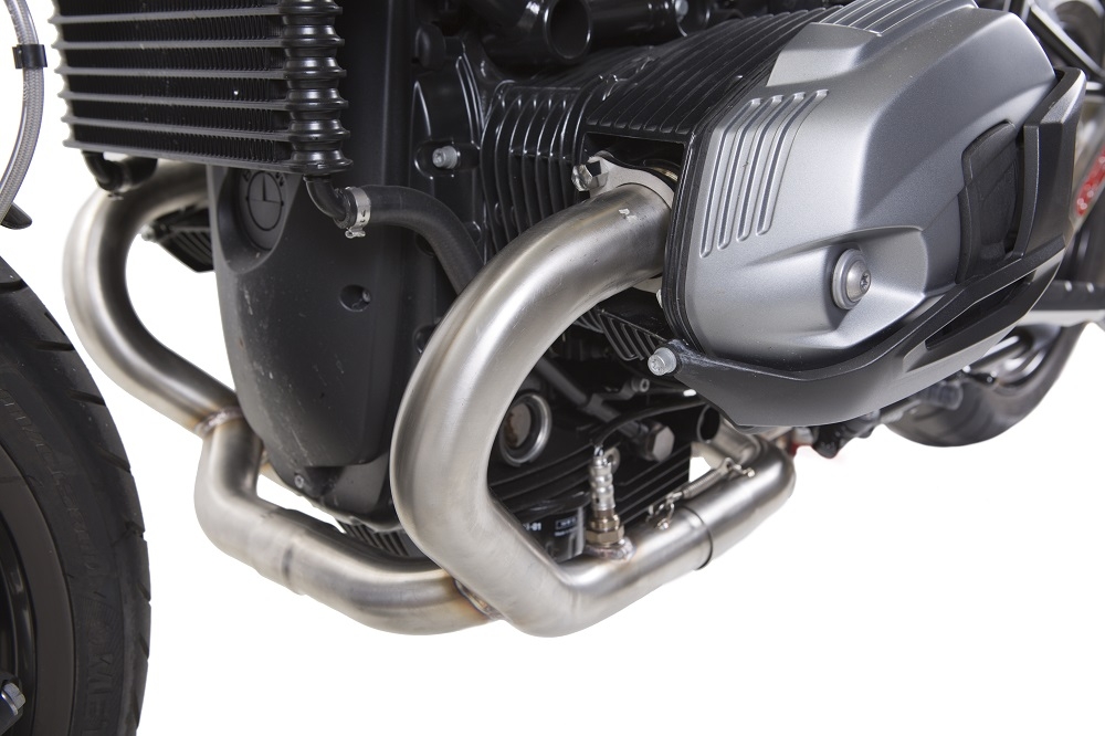 Exhaust compatible with Bmw R Nine-T 1200 - Pure - Racer - Scrambler - Urban G/S 2013-2019, Decatalizzatore, Decat pipe 