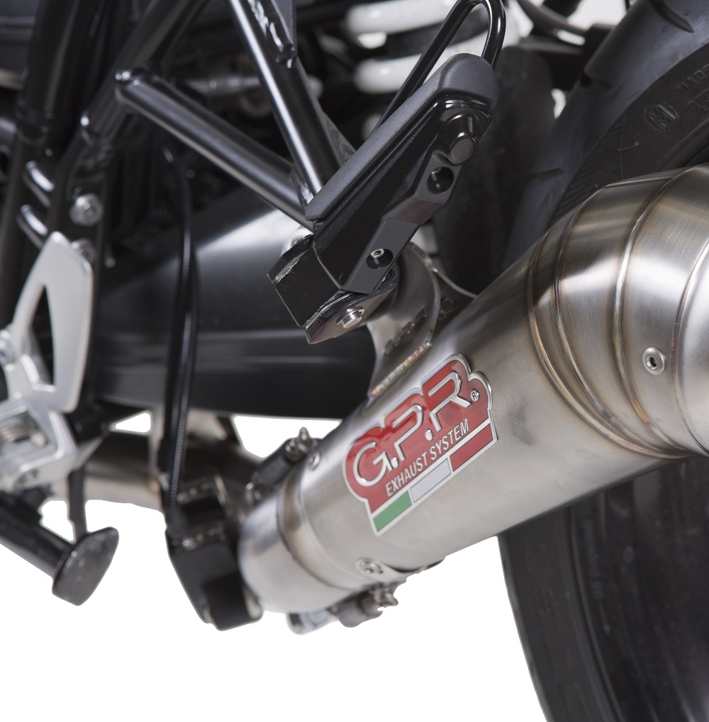 Exhaust compatible with Bmw R Nine-T 1200 - Pure - Racer - Urban - Scrambler G/S 2017-2023, Powercone Evo, Slip-on exhaust including removable db killer and link pipe 