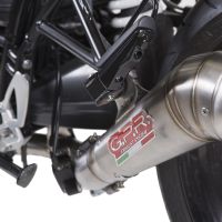 Exhaust compatible with Bmw R Nine-T 1200 - Pure - Racer - Urban - Scrambler G/S 2017-2023, Powercone Evo, Slip-on exhaust including removable db killer and link pipe 