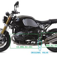 GPR exhaust compatible with Bmw R Nine-T 1200 - Pure - Racer - Scrambler - Urban G/S 2013-2016, Deeptone Inox, Full system exhaust including removable db killer and catalyst, EPA-compliant 