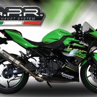 GPR exhaust compatible with Kawasaki Ninja 500 2023-2025, M3 Inox , Full system exhaust 