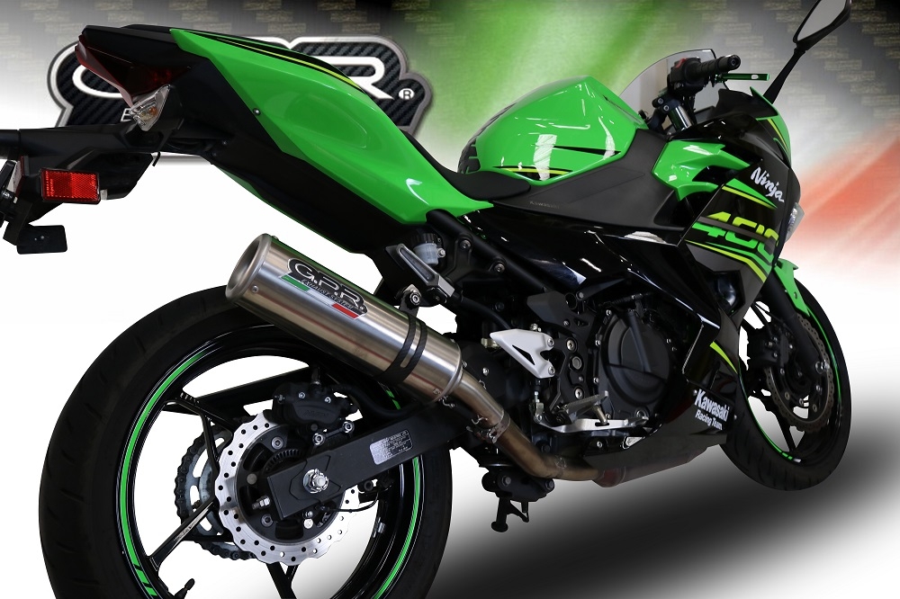 GPR exhaust compatible with Kawasaki Ninja 500 2023-2025, M3 Inox , Full system exhaust 