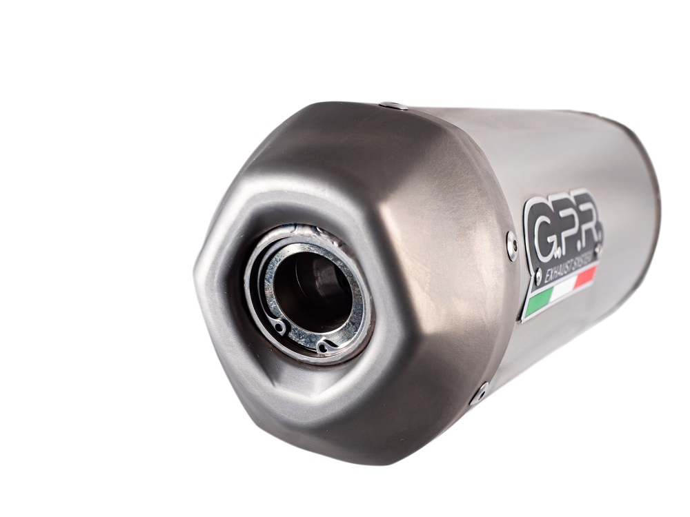 Exhaust compatible with Gas Gas EX 250 F 2021-2023, Pentacross Inox, Full system exhaust, including removable db killer/spark arrestor 