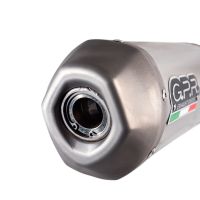 Exhaust compatible with Gas Gas EX 250 F 2021-2023, Pentacross Inox, Full system exhaust, including removable db killer/spark arrestor 