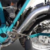 Exhaust compatible with Bmw R80GS 1980-1987, Decatalizzatore, Decat pipe 