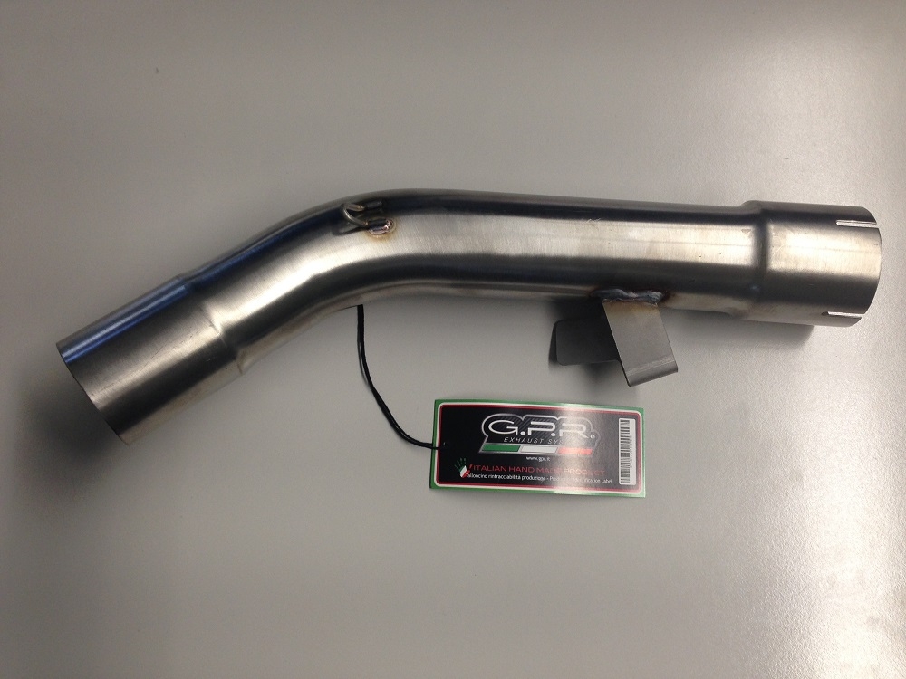 Exhaust compatible with Bmw R1200R 2006-2010, M3 Poppy , Slip-on exhaust including removable db killer and link pipe 