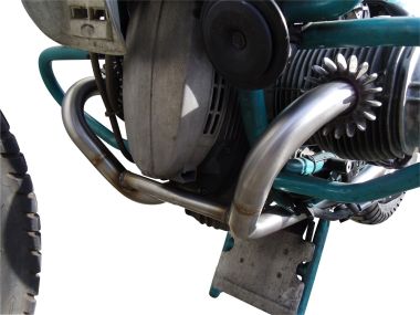 Exhaust compatible with Bmw R100GS 1987-1996, Decatalizzatore, Decat pipe 