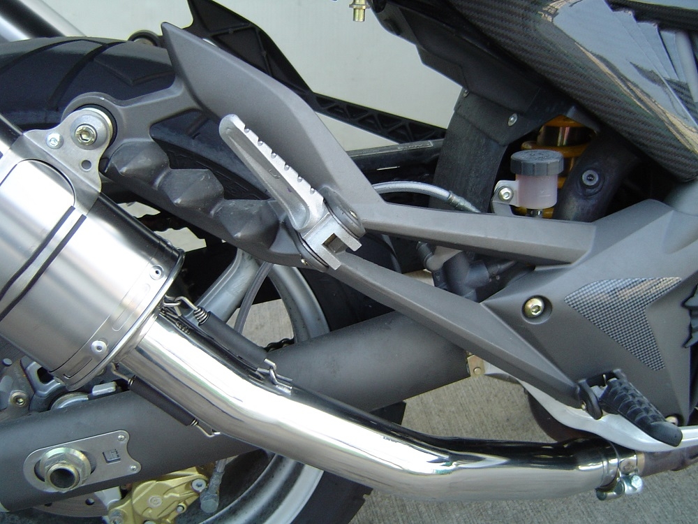 Exhaust compatible with Cagiva Raptor 1000 2000-2003, Satinox , Dual slip-on including removable db killers and link pipes, EPA-compliant 
