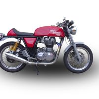 GPR escape compatible con  Royal Enfield Continental GT 535  2014-2016, Vintacone, Escape racing, silenciador con tubo de conexion, articulo sin homologacion 