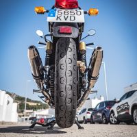 Exhaust compatible with Royal Enfield Interceptor 650 2021-2025, Deeptone Inox, Dual slip-on exhausts including removable db killers and link pipes 