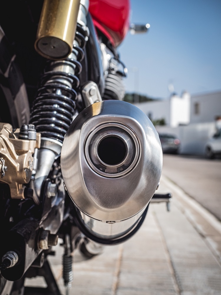 GPR exhaust compatible with  Royal Enfield Interceptor 650 2021-2025, Satinox, Dual slip-on exhausts including removable db killers and link pipes 