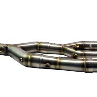 Exhaust compatible with Bmw S1000RR 2010-2014, M3 Titanium Natural, Full system exhaust, including removable db killer 