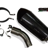 Exhaust compatible with Bmw C600 Sport 2012-2016, Gpe Ann. Poppy, Slip-on exhaust including removable db killer and link pipe 