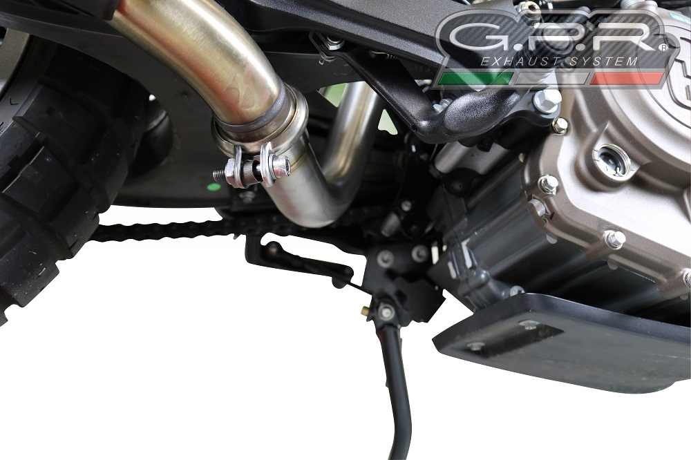 Exhaust compatible with Husqvarna Vitpilen 401 2018-2019, Decatalizzatore, Decat pipe 