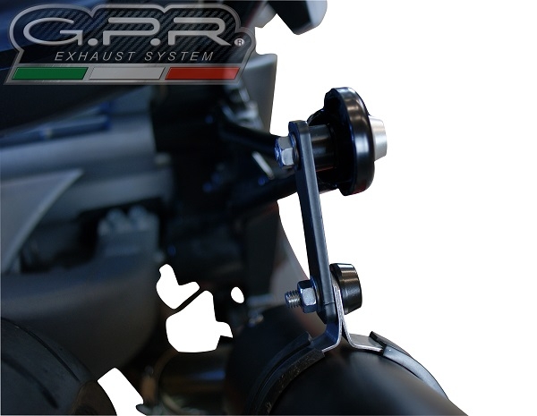 Exhaust compatible with Bmw C650 Sport 2016-2020, Albus Evo4, Slip-on exhaust including removable db killer and link pipe 