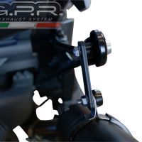 Exhaust compatible with Bmw C650 Sport 2016-2020, Albus Evo4, Slip-on exhaust including removable db killer and link pipe 