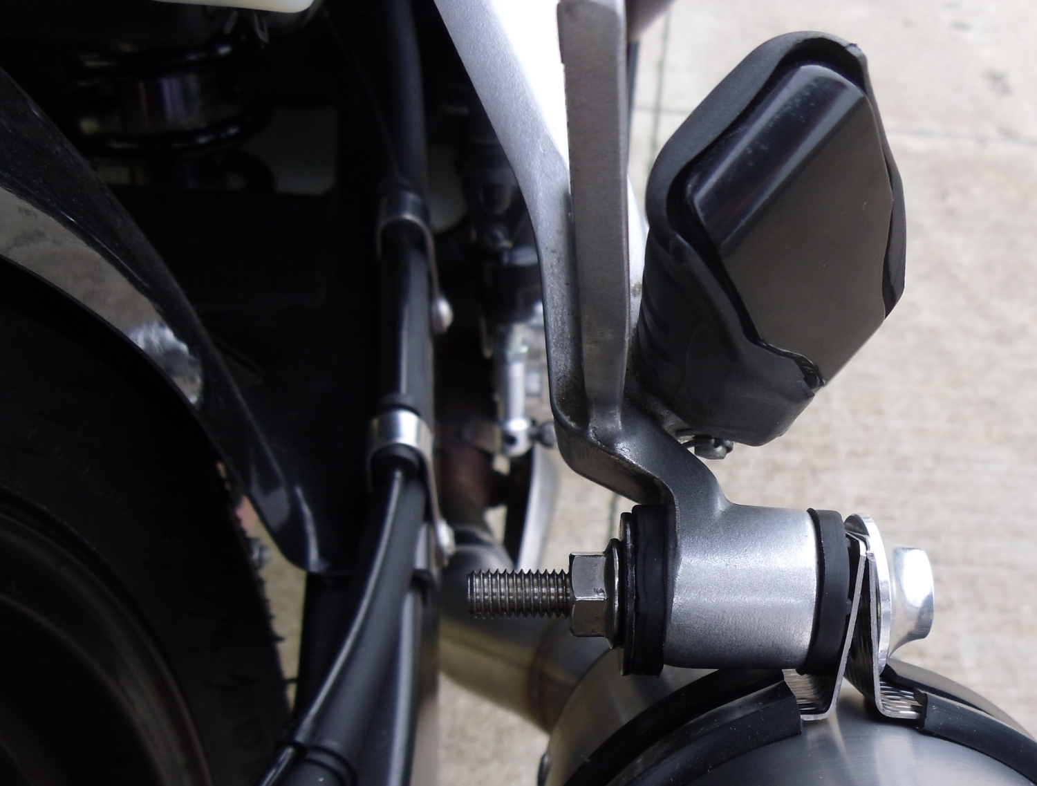 Exhaust compatible with Honda CBR500R 2012-2016, M3 Inox , Slip-on exhaust including removable db killer and link pipe, EPA-compliant 