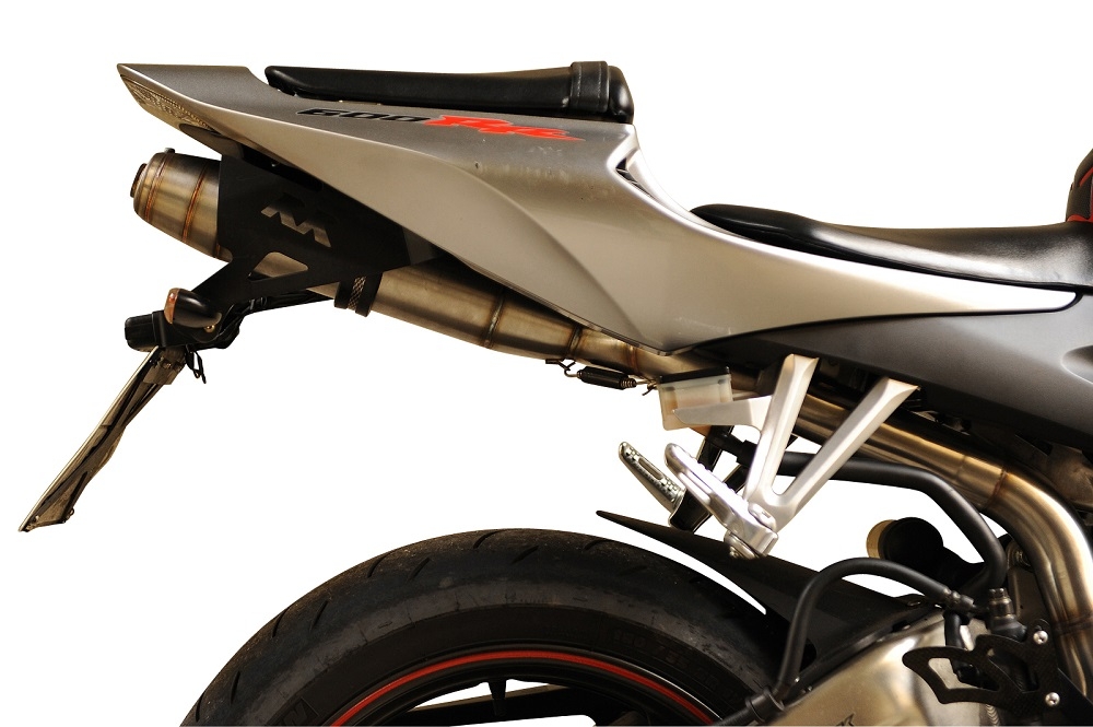 GPR exhaust compatible with Honda CBR600RR 2007-2018, Deeptone Inox, Slip-on exhaust including link pipe 