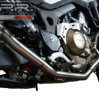 GPR exhaust compatible with  Honda CRF1000L Africa Twin Adventure Sport 2018-2020, Decatalizzatore, Decat pipe 