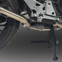 GPR exhaust compatible with Honda VFR800X 2017-2020, Satinox, Slip-on exhaust including removable db killer and link pipe, EPA-compliant 