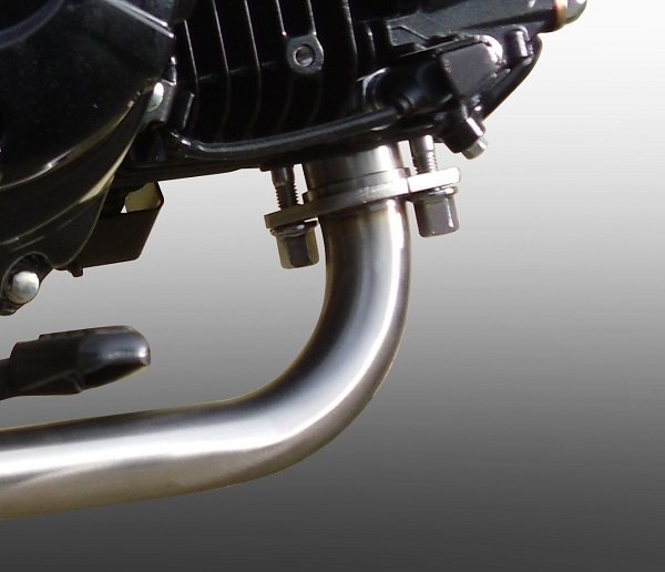 Exhaust compatible with Honda Grom 125 2013-2017, Decatalizzatore, Decat pipe 