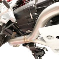 GPR escape compatible con  Moto Guzzi V85 TT 2019-2020, Decatalizzatore, Tubo supresor de catalizador 