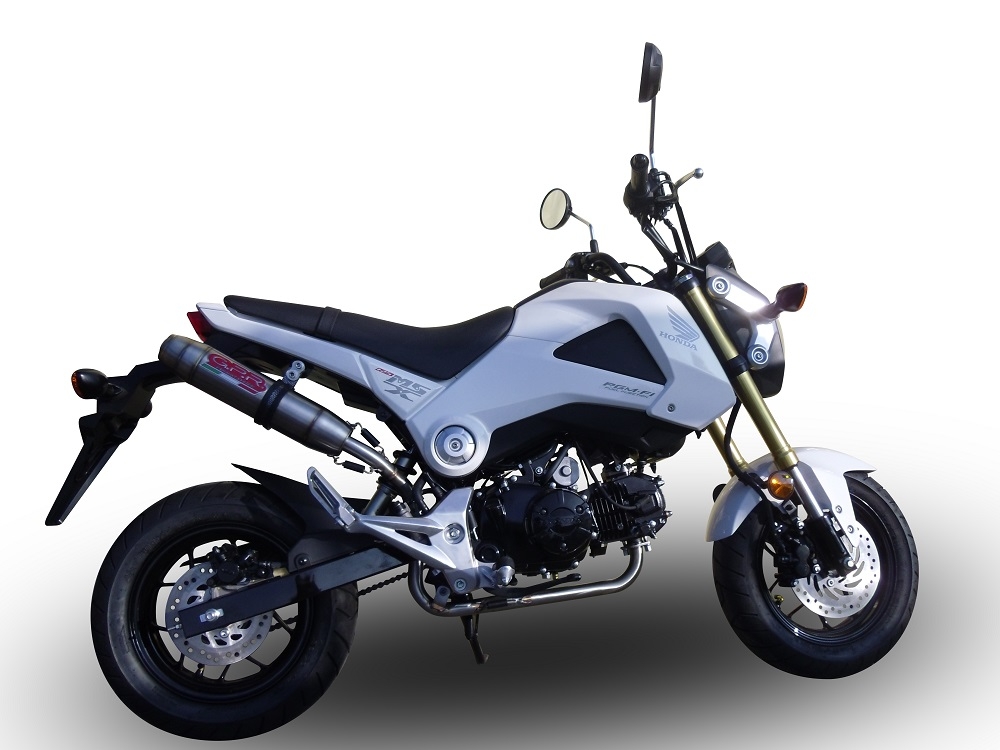 Exhaust compatible with Honda Grom 125 2018-2020, Deeptone Inox, Full system exhaust 