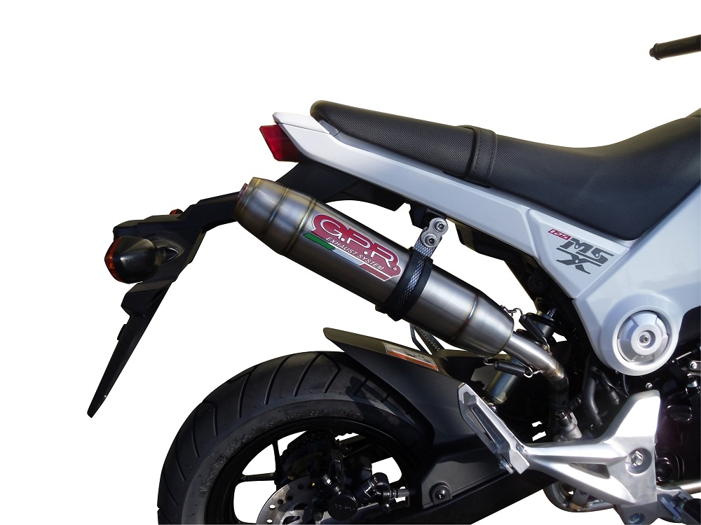 Exhaust compatible with Honda Grom 125 2018-2020, Deeptone Inox, Full system exhaust 