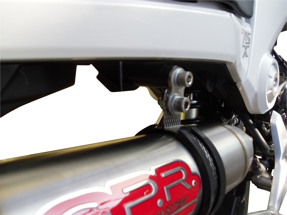 Exhaust compatible with Honda Grom 125 2018-2020, Deeptone Inox, Full system exhaust 