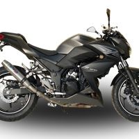 GPR exhaust compatible with Kawasaki Z300 2014-2017, Deeptone Inox, Slip-on exhaust including link pipe 