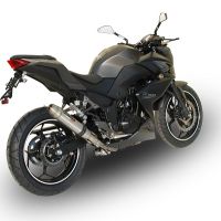 GPR exhaust compatible with Kawasaki Z300 2014-2017, Deeptone Inox, Slip-on exhaust including link pipe 