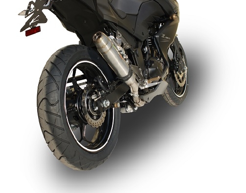 GPR exhaust compatible with Kawasaki Z300 2014-2017, Deeptone Inox, Slip-on exhaust including link pipe 