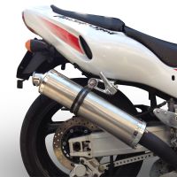 GPR exhaust compatible with Yamaha YZF 1000 R Thunderace 1996-2003, Inox Tondo, Bolt-on silencer including removable db killer, EPA-compliant 