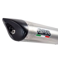 Exhaust compatible with Benelli Tnt 1130 2008-2016, Tiburon Titanium, Slip-on exhaust including removable db killer and link pipe, EPA-compliant 