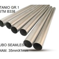 GPR escape compatible con  Cafè Racer Cafè Racer 1-, Tubo titanio seamless D. 35mm X 1mm L.1000mm,  