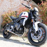GPR exhaust compatible with Triumph Trident 660 2021-2024, Powercone Evo, Full system exhaust, including removable db killer 