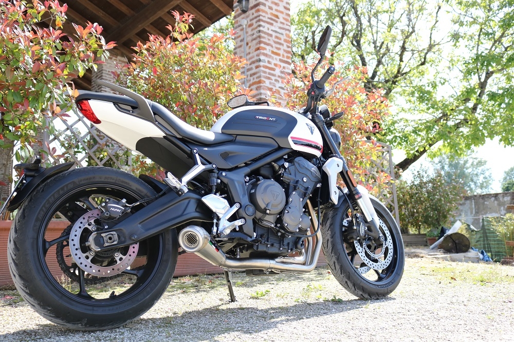 GPR exhaust compatible with Triumph Trident 660 2021-2024, Powercone Evo, Full system exhaust, including removable db killer 