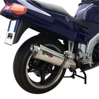 GPR exhaust compatible with Honda VFR750F 1994-1997, Trioval, Slip-on exhaust including removable db killer and link pipe, EPA-compliant 