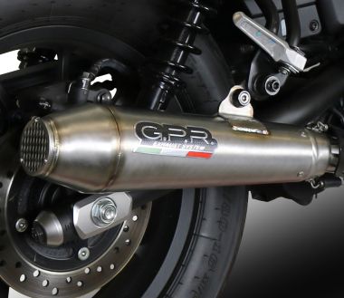GPR escape compatible con  Kawasaki Z 900 RS 2021-2024, Ultracone, Escape legal, homologado, silenciador con db killer desmontable y tubo de conexión específico 