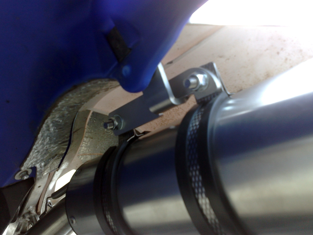 Exhaust compatible with Yamaha YZ250F 2006-2011, Furore Nero, Slip-on exhaust including removable db killer and link pipe, EPA-compliant 