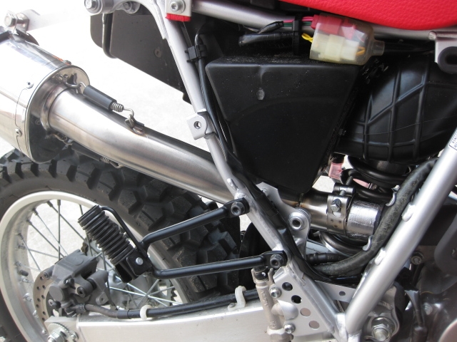 Exhaust compatible with Kawasaki KLR650 KLR650 R-C 1988-2025, Trioval, Slip-on exhaust including link pipe and removable db killer 