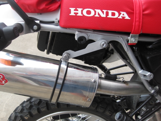 Exhaust compatible with Kawasaki KLR650 KLR650 R-C 1988-2025, Trioval, Slip-on exhaust including link pipe and removable db killer 