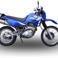GPR exhaust compatible with Yamaha Xt 600 - E - K 1985-2002, Trioval, Slip-on exhaust including removable db killer and link pipe, EPA-compliant 