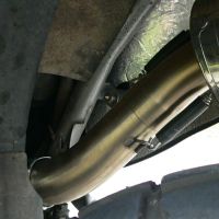 Exhaust compatible with Yamaha Xtz 660 Teneré 1991-1998, Trioval, Slip-on exhaust including removable db killer and link pipe, not EPA-compliant 
