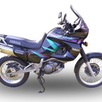 Exhaust compatible with Yamaha Xtz 660 Teneré 1991-1998, Trioval, Slip-on exhaust including removable db killer and link pipe, not EPA-compliant 